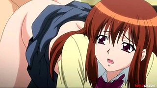 Anime Teen Boy Cums Inside her Classmate