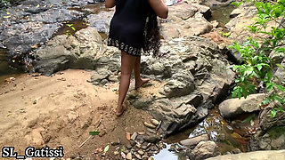 Beautiful Sri Lankan Teen Fucked in the Jungle