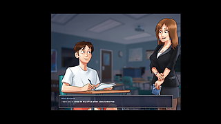 Summertime Saga - All College Teacher Fucked - All teacher Fucked by big Cock - Animated porn