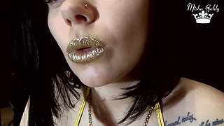 Pov French golden kissings  JOI