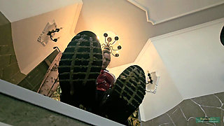 Monika Schmidt Under My Dirty Boots Slave Lick Crushing Waste Giantess POV