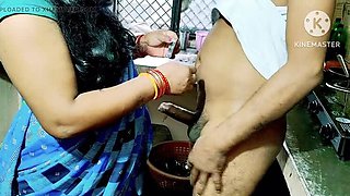 Desi Stepmom Fucks Hard With Big Cock - Indian Aunty Dirty Talk Blowjob and Cumshot