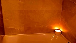 Pissing masturbating babe solo toy play