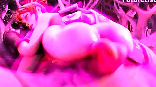 Horny 3D punk rock stud getting fucked hard anally
