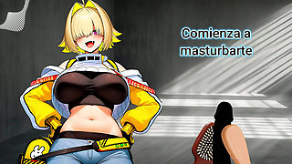 Spanish Audio JOI. NIKKE's Elegg jerks you off with his... brushes?