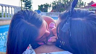 HOT PUBLIC SEX BY POOL - JENIFER PLAY - AMAZING HARDCORE