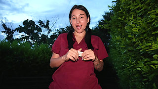 Serious Sex L Garden with Busty Maledo in My House!