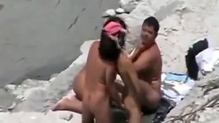Amateur group beach sex
