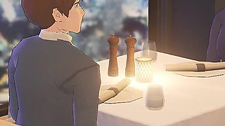 Quickie a Love Hotel Story: Professor Giving Foot Job to Her Student in the Restaurant He Busted Nut in His Pants - Episode 6
