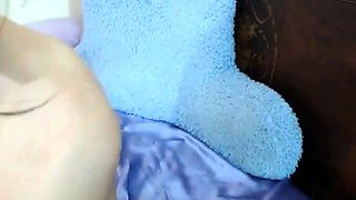 Busty Amateur Babe Plays with Sex Toy on Webcam