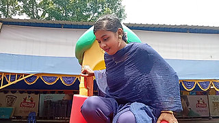 Park Desi Wife Cheating on Husband and Sex with Brother in Law Real