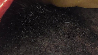 Play with my pussy while daddy is watching me