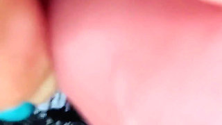 In the Car I Stop in a Parking Lot to Dildo My Pussy Like a Whore at the Risk of Being Surprised by Strangers