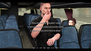 Taboo University - Hot Emo Girl Snacks All My Juicy Cum in a Bus