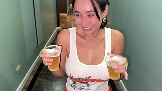 !! Risky Proposition!! Innocent Hooters Waitress Reveals Her Dirtiest Secrets - Andrea Latina