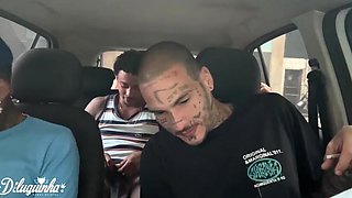 Fucky-fucky in the van inbetween pals before traveling.