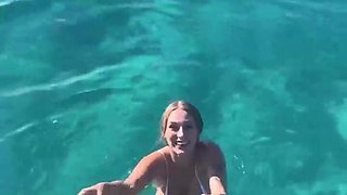 Clear Skys Blue Water With The Ideal Stunner Angel Youngs