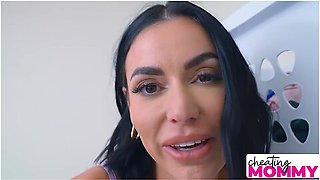 Sexy Brunette Babe Venus Valencia Makes Stepsons Friend Her New Boy Toy