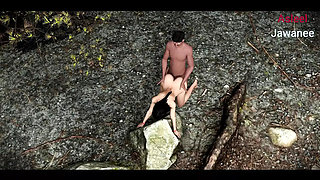 Desi Panipuri Guy Rough Fucks Young Girl Outdoor in Jungle - Hindi Dirty Talk