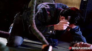 Bonnie Rotten in Darkly Seductive Horror Hotel Scene