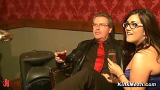 Slaves service the lounge