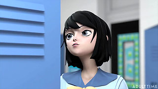 Hentai Sex College Episode 6 - University Student Demonstrates Her Sexual Prowess on Stepdaddy's Cock