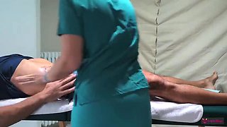 Fake Hospital Sex - Italian Nurse Blowjob & Cumshot Compilation POV