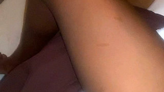 Creamy Wet Fresh Teen Pussy Fucked with Brown Dick Deep Penetration Till Ebony Godess Moans