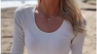 Malibu Beach Date With Blonde Babe Jill Kassidy
