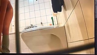 Teen in Bathroom Shower