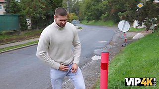 Vip4k. hot and crazy milf Texas Patti gave a suck off to a stranger and nailed a teenager stud later