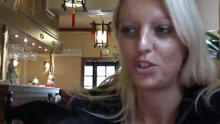 Natural exhibitionist in Chinese Restaurant - video