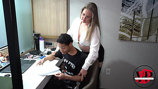 Teacher Fucks BBC Student for Passing Grade