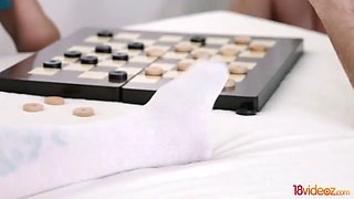 18 Videoz - Mary Solaris - Hot teen mouth-ass double fuck