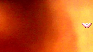 Busty curly brunette with big boobs fucks on couch