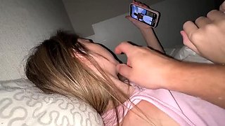 Stepdad Teaches Virgin Teen to Change Panties After Cumming Inside Her