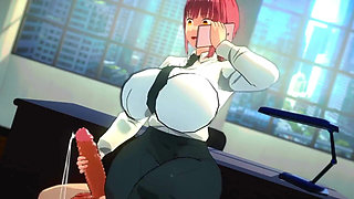 Chainsawman - Makima Office Pleasure - 3D Hentai Animations