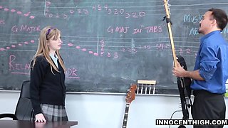 Cute Girl Fucks Her Teacher To Pass The Class