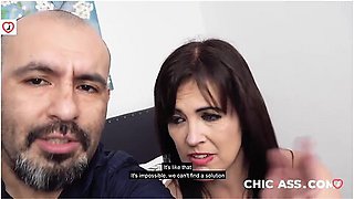 Ffm: Spanish Mature Couple Fuck Naughty Teen 18+ Slut