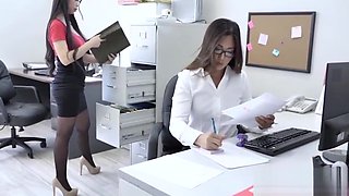 Asian Office Sluts- Jade Kush &amp_ Nyomi Star