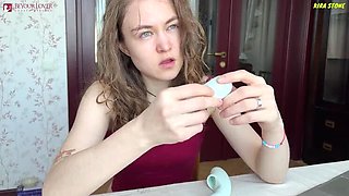 Kira Stone Sex Toy Crash Test: Real Orgasm with Dildo and Vibrator