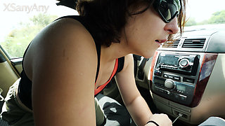 Fuck, Bitch! How Awesome Is This Prostitute Sucking My Dick in the Car!