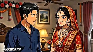 Indian Suhagrat Night – Husband Slept, Best Friend Fucked Her