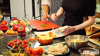 Angel Rush's Steamy Kitchen Affair Fuels Wild Passion