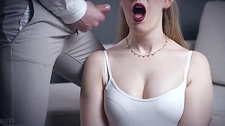 Convinced by the boss, groped and cum in the mouth - dressedpleasures