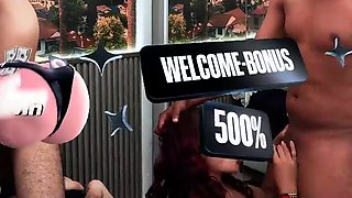 HORNY MILF GETS HER FIRST SWAP IN A WILD FOURSOME BBQ!