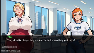 Readhead Bimbo Gwen gets Fucked Rough by BBC while her Cuck Boyfriend  (Gwen NTR) (Gameplay)