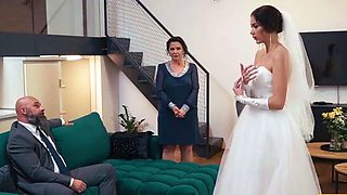 Shameless bride living out hardcore fantasy to the fullest