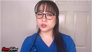 Asian Nurse Medical Exam & Cures Penis -asmr Face Sitting With Kimmy Kalani