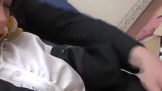 Black Stockings Stewardess Married Woman Trained with Toys - Aoki Misora